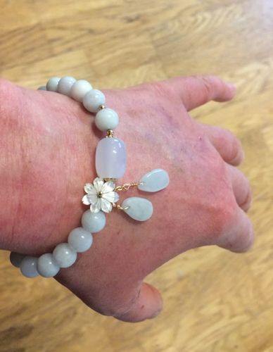 Customer photo review of REINHEIT UND HARMONIE JADE-ARMBAND