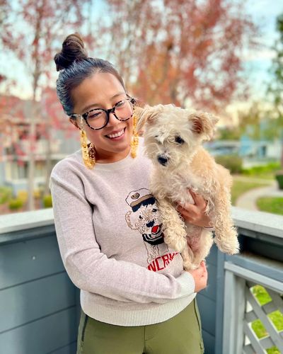 Customer photo review of Full-Body Pet Custom Sweater