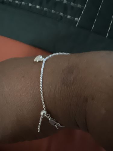 Customer photo review of Fortune Cookie Bracelet - Silver