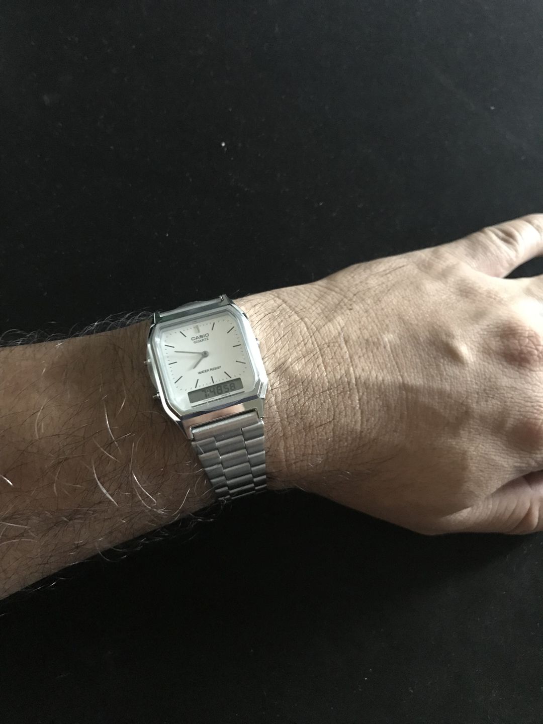 Customer photo review of Reloj Casio Vintage AQ-230A-7DMQ Plateado
