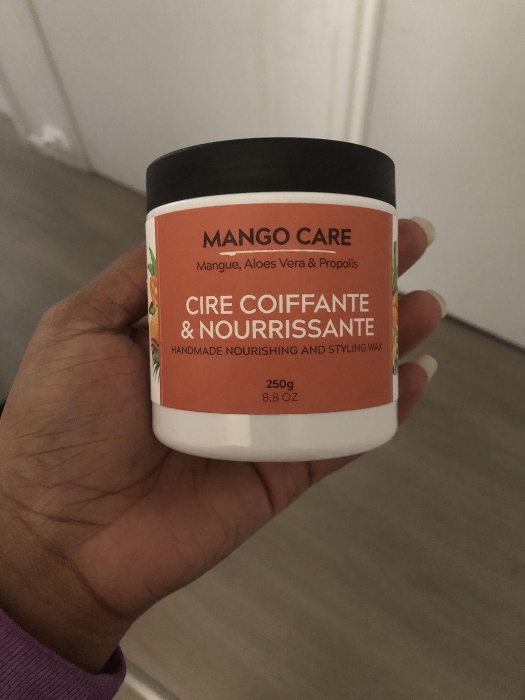 Customer photo review of Cire coiffante et nourrissante