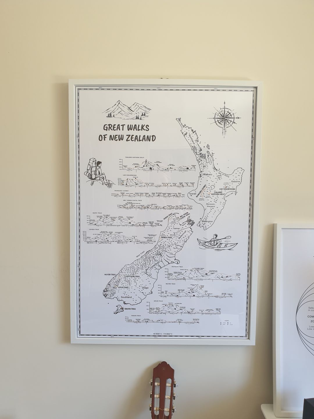 Customer photo review of Great Walks Of New Zealand Poster