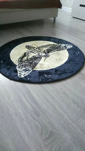 Customer photo review of Moon Moth SW0047 Round Rug