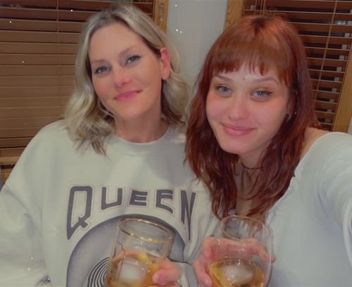 Customer photo review of Queen Jazz Tour Sand Thrifted Sweatshirt