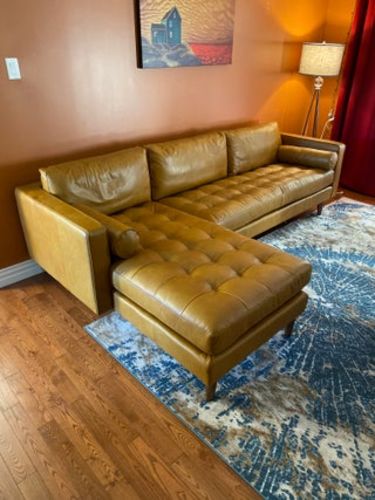 Customer photo review of Holland Left Sectional