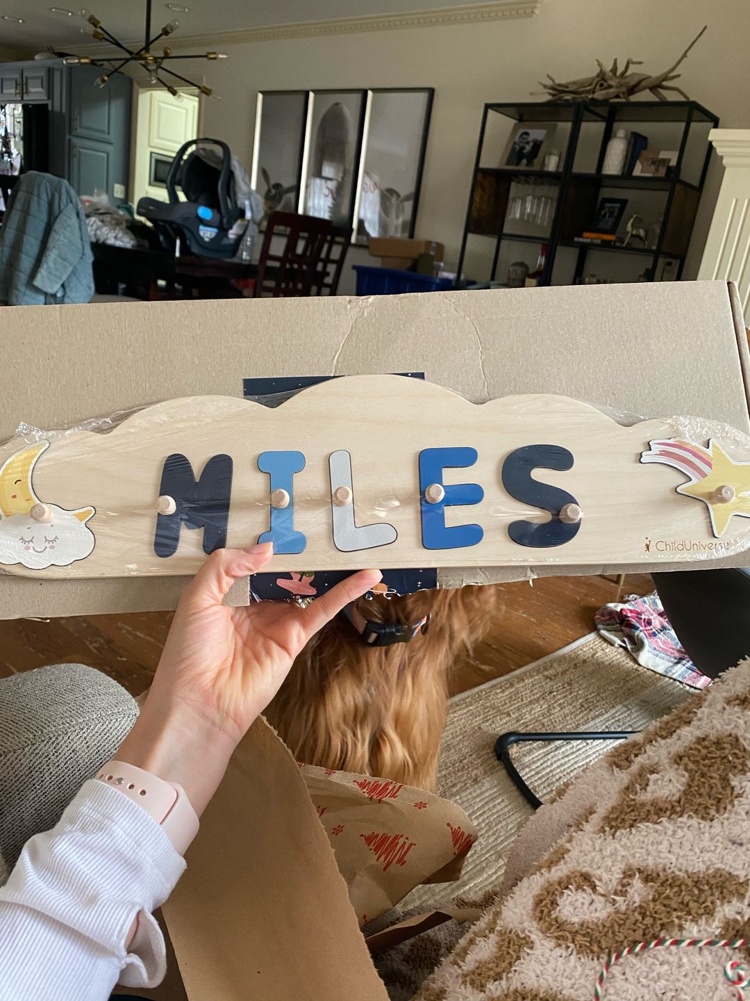 Customer photo review of Cloud Name Puzzle