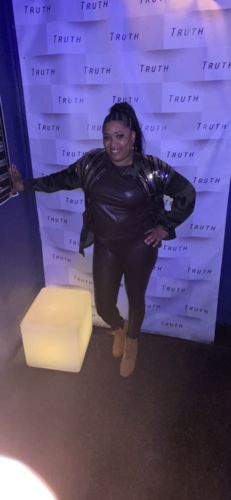 Customer photo review of Sadie Faux Leather Set (Brown)
