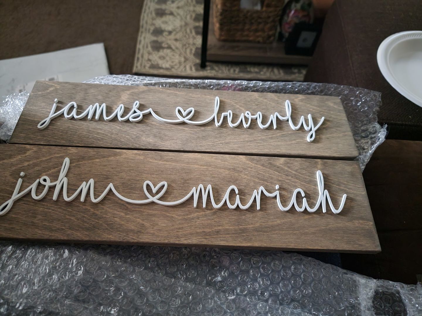 Customer photo review of I Heart You