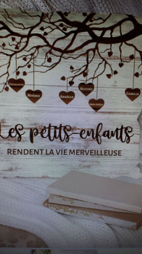 Customer photo review of Mes petits-enfants - Coussin grands-parents