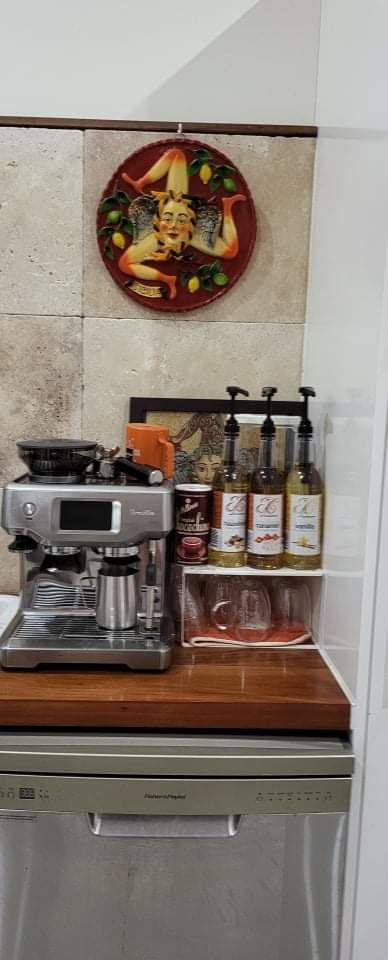 Customer photo review of Vanilla Coffee Syrup