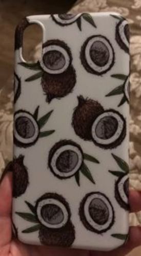 Customer photo review of Avocado & Coconut iPhone Case