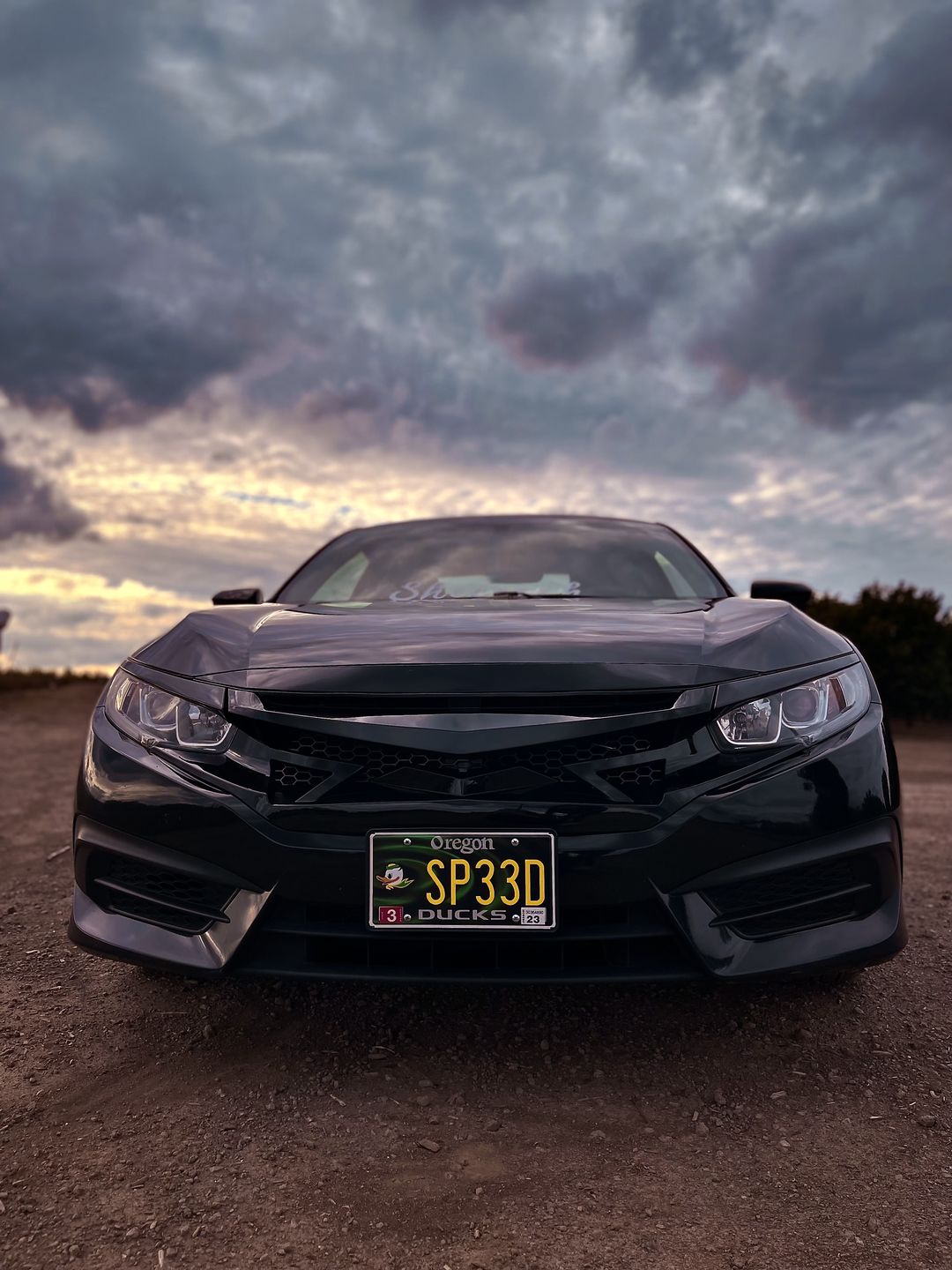 Customer photo review of Demon Grille for 16-18 Honda Civic Sedan/Hatchback
