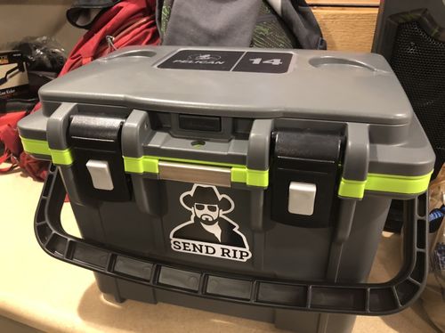 Customer photo review of Pelican™ 14QT Personal Cooler & Dry Box