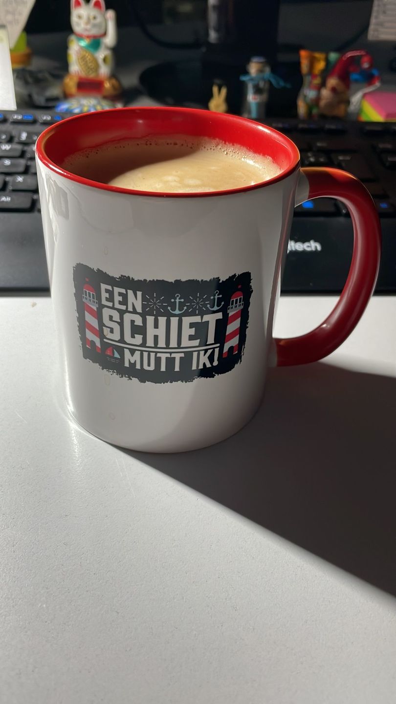 Customer photo review of Een Schiet mutt ik · Keramik Tasse zweifarbig