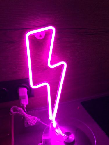 Customer photo review of Set 1. Handmade Neon