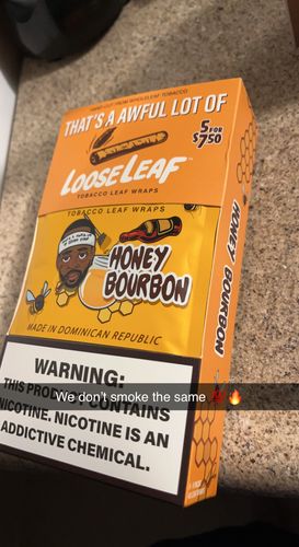 Customer photo review of Desto Dubb Honey Bourbon LooseLeaf (40 Count)
