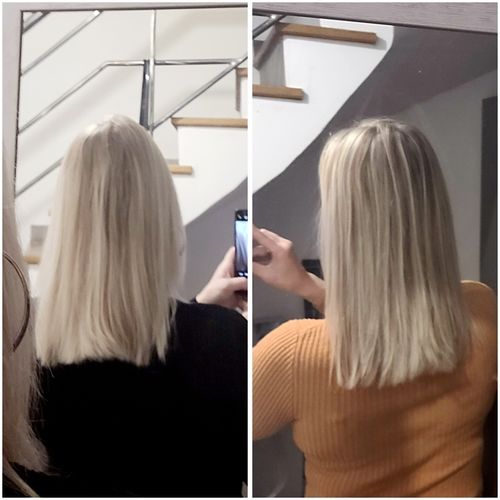 Customer photo review of Good Hair Vitamins - 1 mois