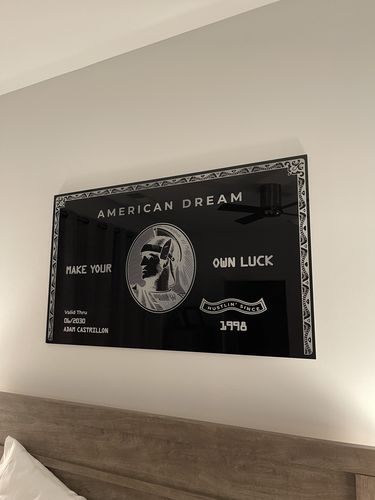Customer photo review of "American Dream" Card