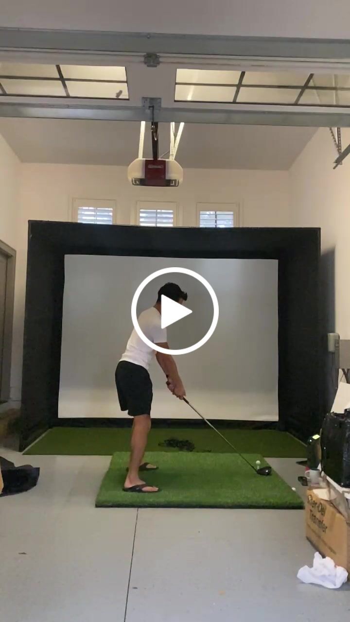 Customer video review of PerfectBay™ Golf Simulator Screen Enclosure