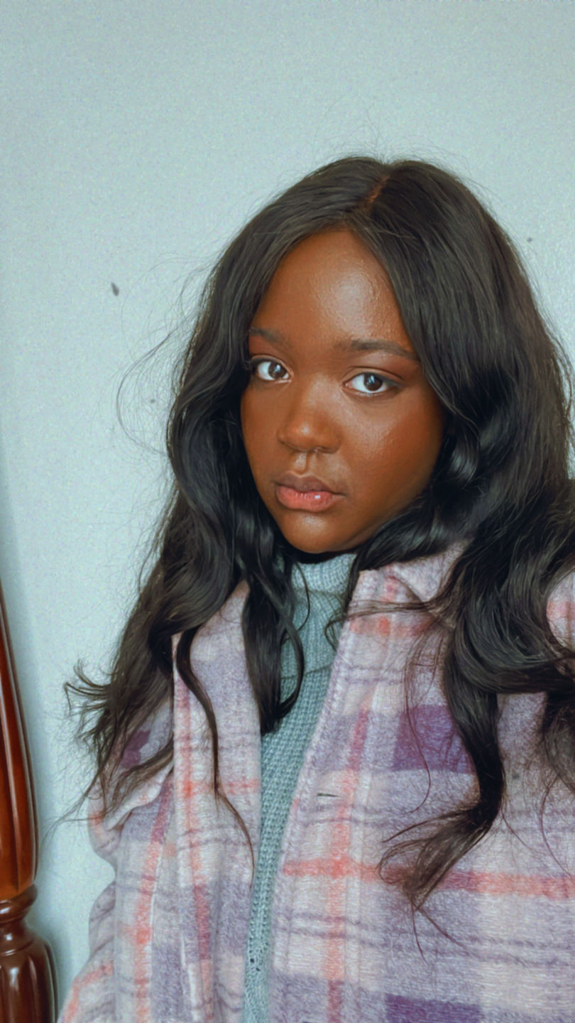 Customer photo review of Megan Human Hair Body Wave 4x4 Lace Closure Wig