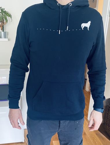 Customer photo review of WOLF SPUR - Bio Unisex Hoodie (PREMIUM)