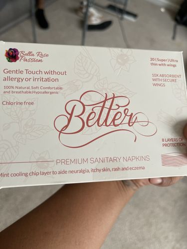 Customer photo review of Sanitary Pads ( Better Premium )