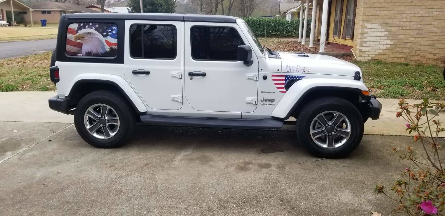 Customer photo review of FLAG - Fender Vent Premium Wrap Decal for Wrangler and Gladiator