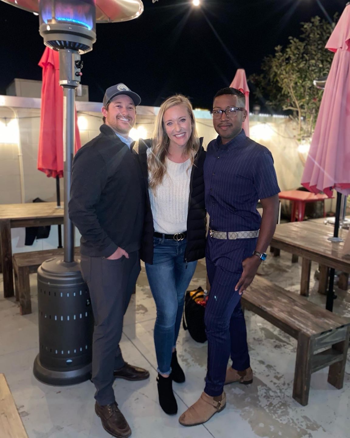 Customer photo review of Navy Chateaux Jumpsuit