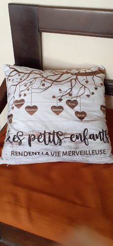 Customer photo review of Mes petits-enfants - Coussin grands-parents
