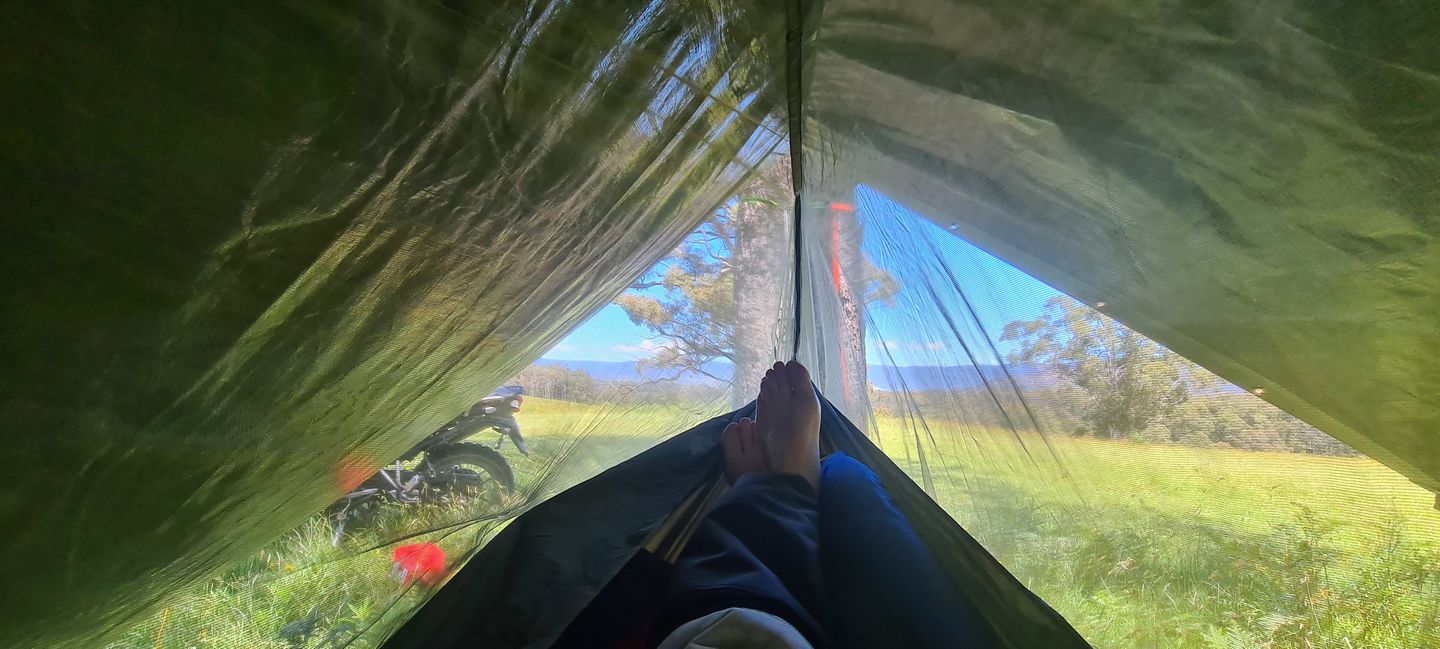 Customer photo review of Ultralight Hammock Bug Net