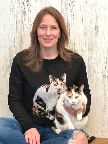 Customer photo review of Full-Body Pet Custom Sweater