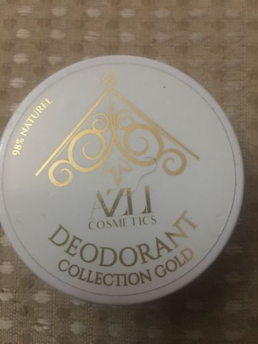 Customer photo review of Déodorant 98% naturel parfumé au Musc blanc