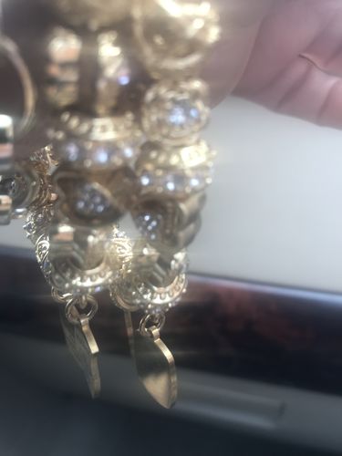 Customer photo review of Mother Daughter Eternal Love Bracelets - Gold