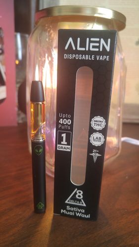 Customer photo review of Alien Gorilla Glue 1g Delta 8 Disposable