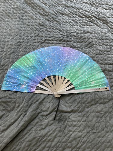 Customer photo review of Tuffed Cloud - Hand Fan