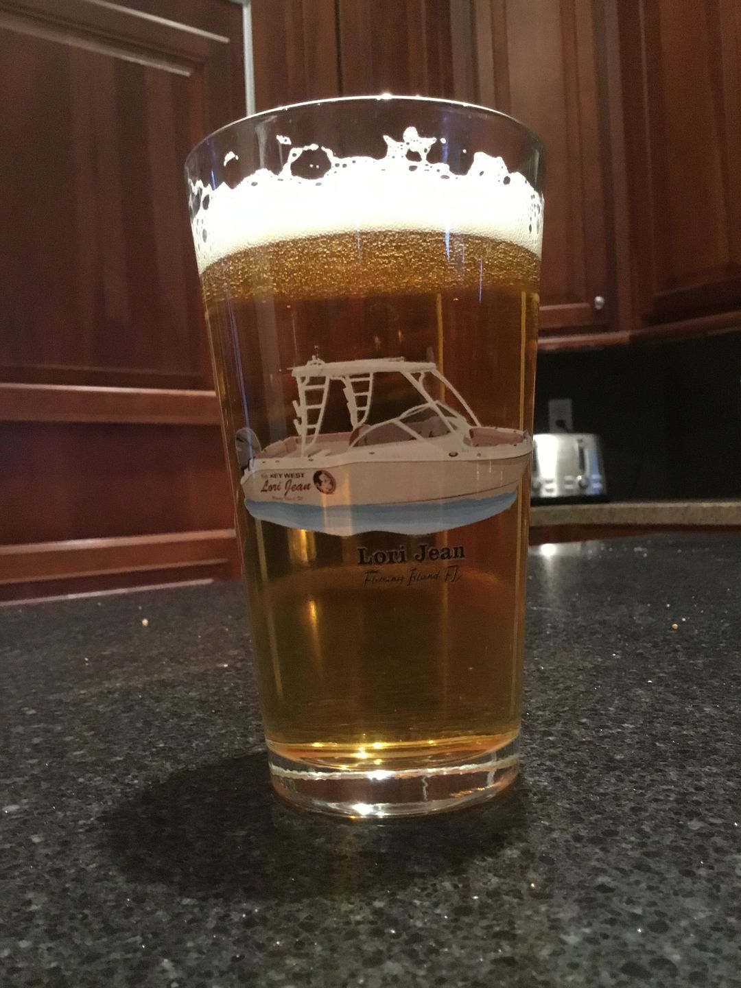 Customer photo review of Custom Pint Glasses