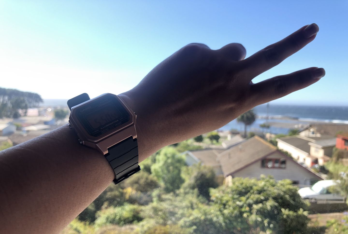 Customer photo review of Reloj Casio Vintage W-217HM-5AVDF Rosado