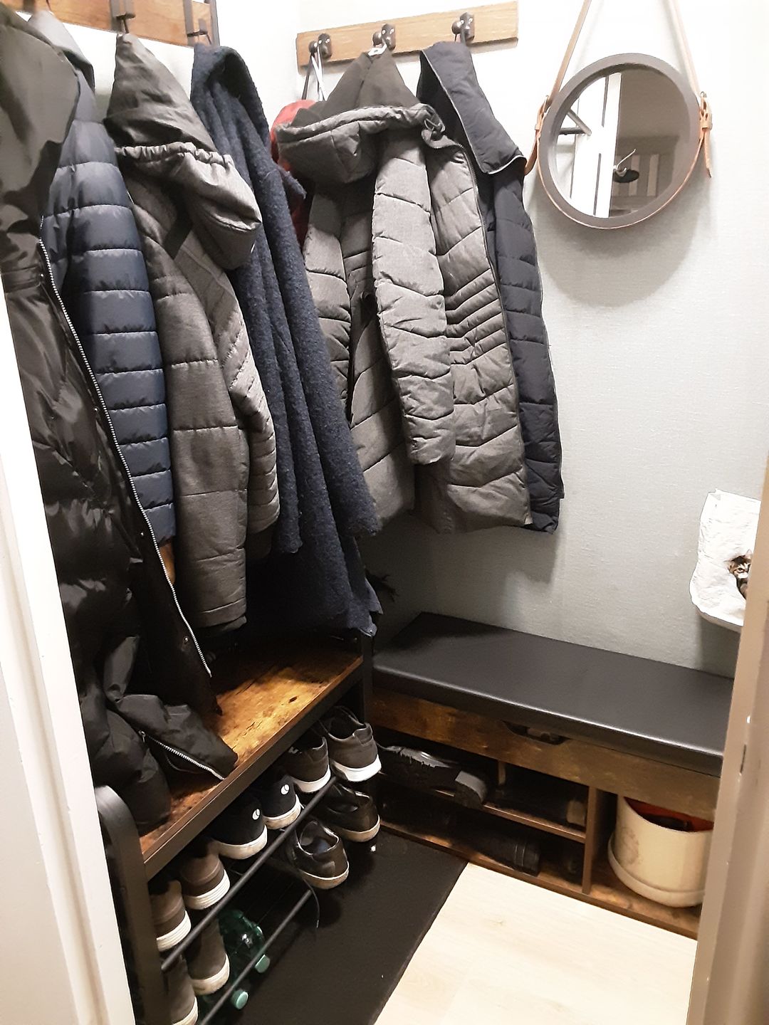 Customer photo review of Schoenenbank industrieel | Houtlook en Staal | 80x30x44cm