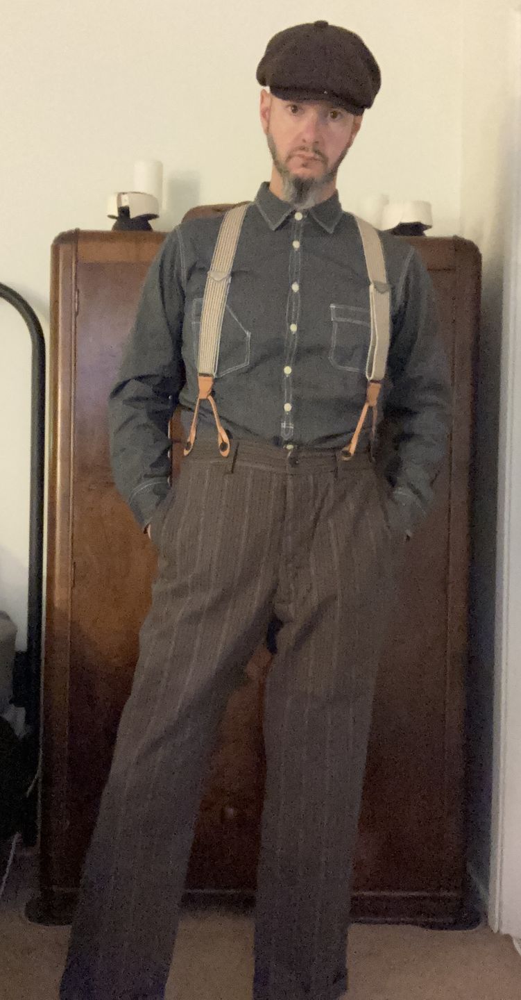 Customer photo review of Lot 920 Old Time Stripe Pants