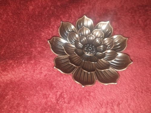 Customer photo review of Lotus Incense Stick Burner