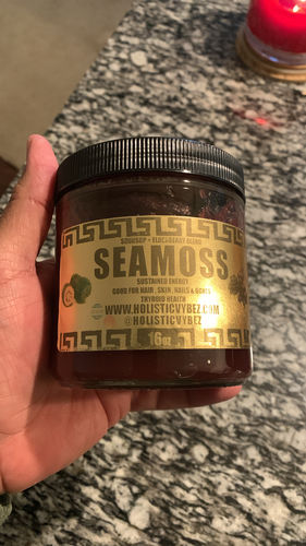 Customer photo review of Elderberry and Soursop Infused Sea Moss Gel