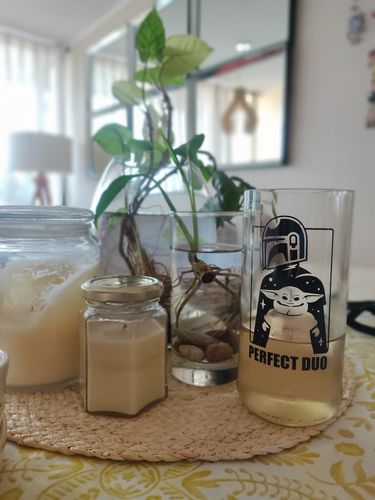 Customer photo review of Om Glass Juego de 4 Vasos