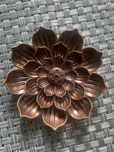Customer photo review of Lotus Incense Stick Burner