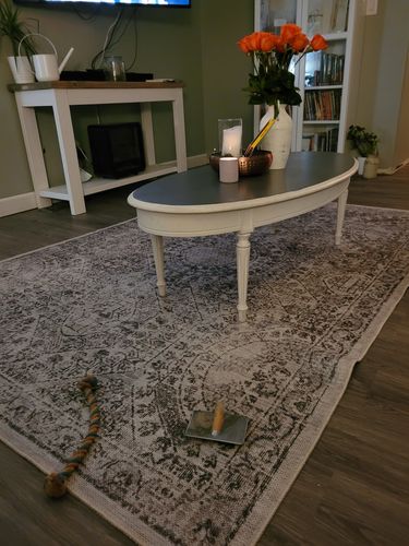 Customer photo review of Versailles Winter Gray Rug