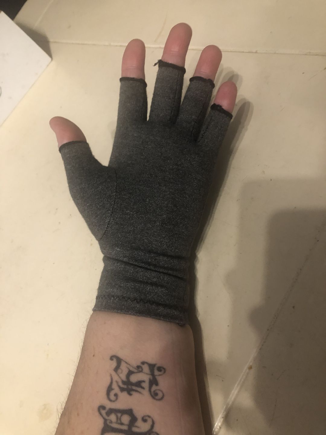 Customer photo review of Gants de compression anti-douleurs