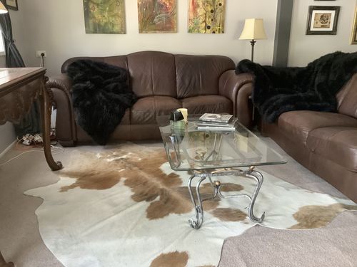 Customer photo review of Cowhides Mixed Grade - Discounted shop floor stock