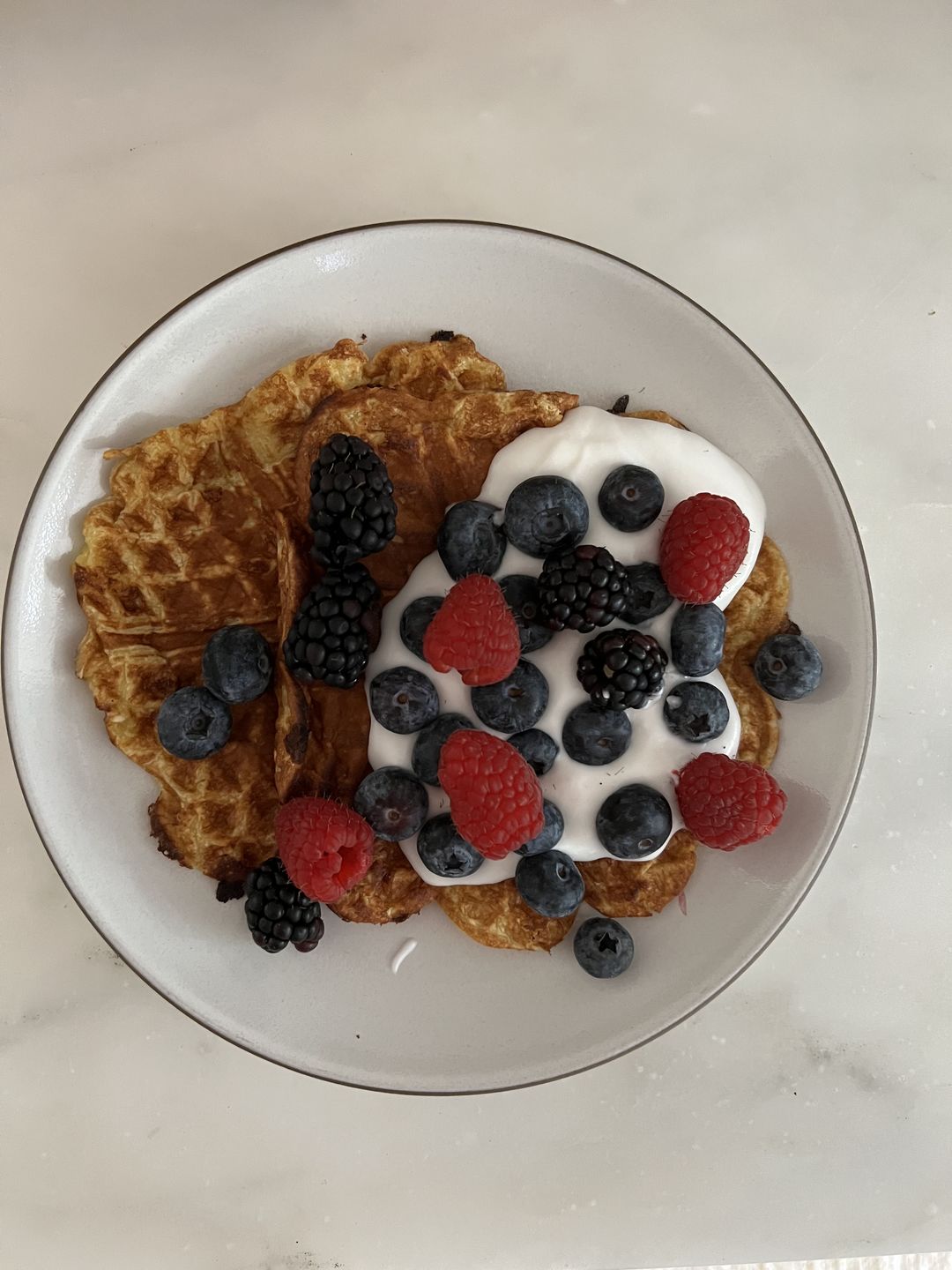 Customer photo review of Vanilla Viking Waffles