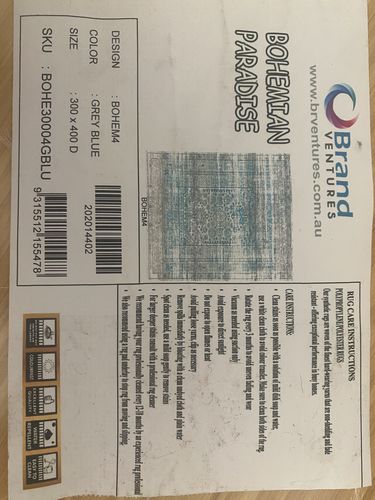 Customer photo review of Beige Halbot Power-Loomed Rug