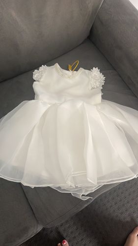 Customer photo review of Lovely Baby Girls Lace Flowers Princess Dress