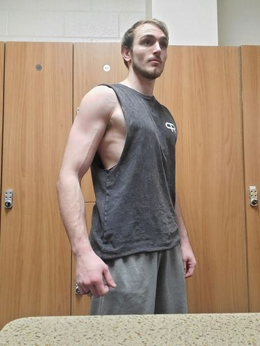 Customer photo review of PR Basic Logo Cut-off Tank-PR302- Black Stone